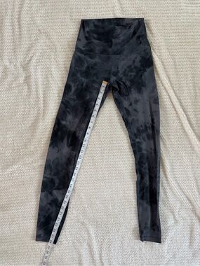 lululemon athletica Black Tie-Dye High-Rise Leggings